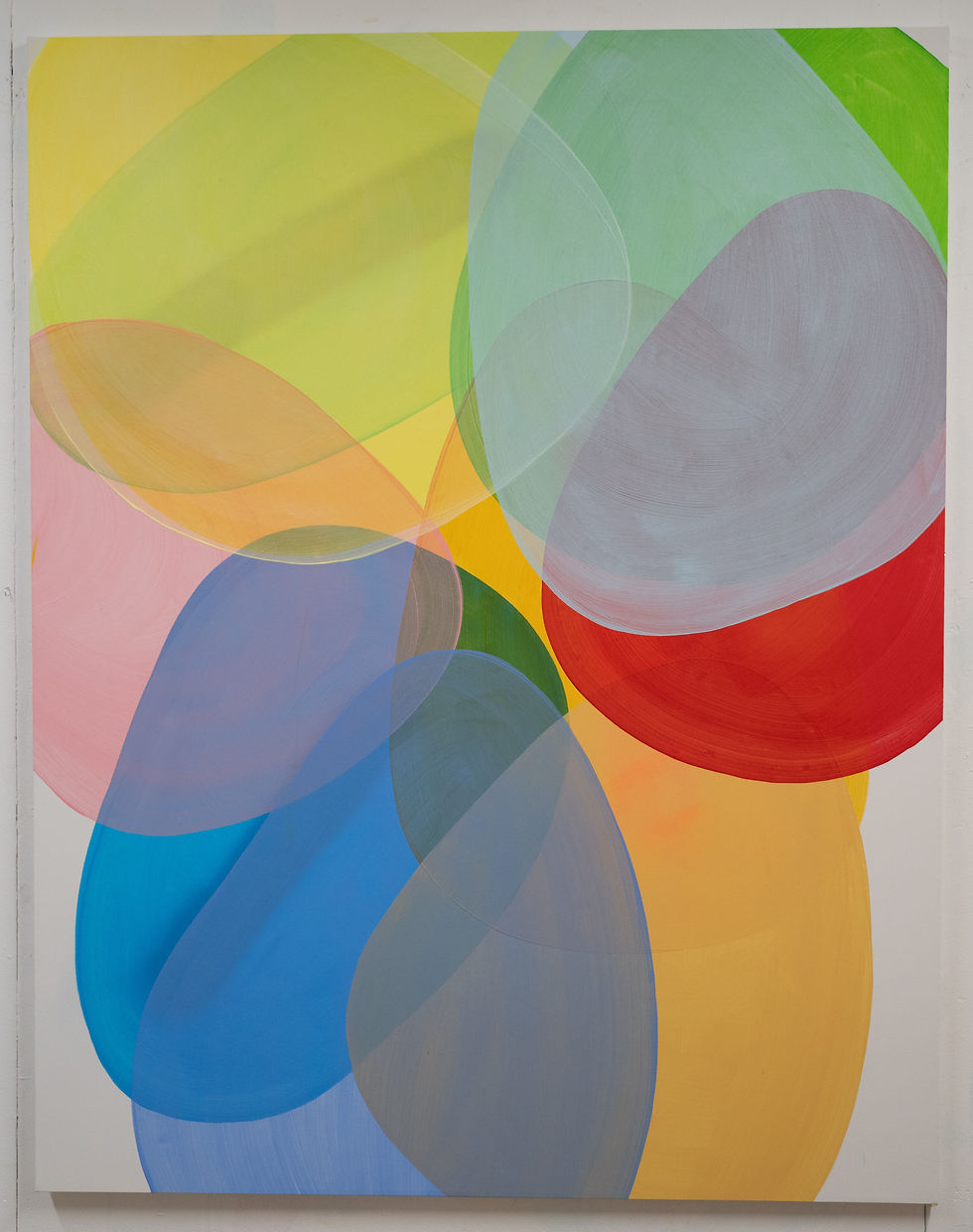 Juan Carlos Amador painting Unique abstract colors contemporary art