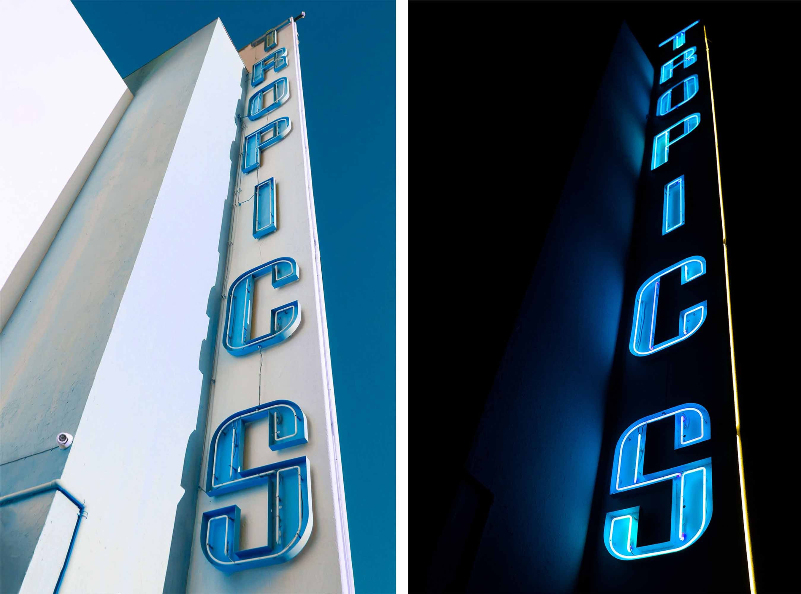 Very Tropical and Very Tropical But At Night, 2017  From The Color Photography Series  Fine-art cotton rag print hahnemuhle,