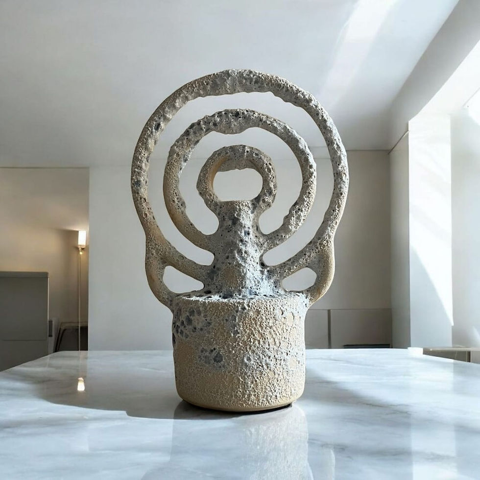 Thumbnail: Sculptures Aniana Heras design handmade abstract contemporary art