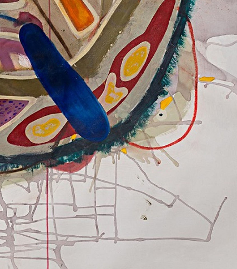 Thumbnail: Alec Franco Mixed media on canvas Abstract Colors painting contemporary