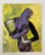 Mixed-Media Collage on Paper, 2018Natasha Zupan figurative women