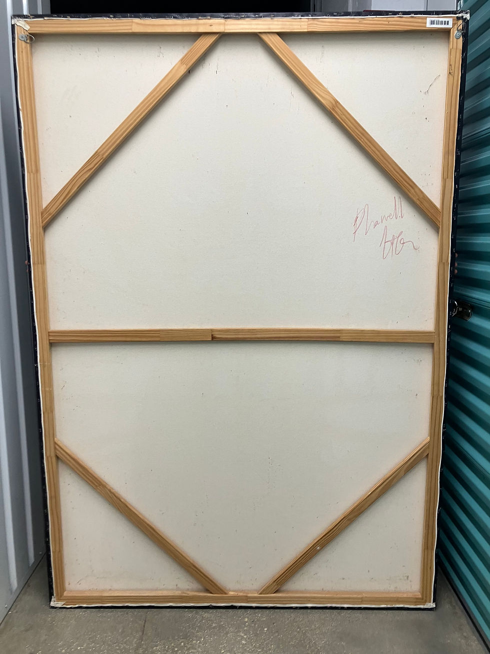 Thumbnail: Pharrell Williams, Photography on canvas IntervePhotography on canvas Intervened  figurative, fashion, Hunter & Gatti, unique