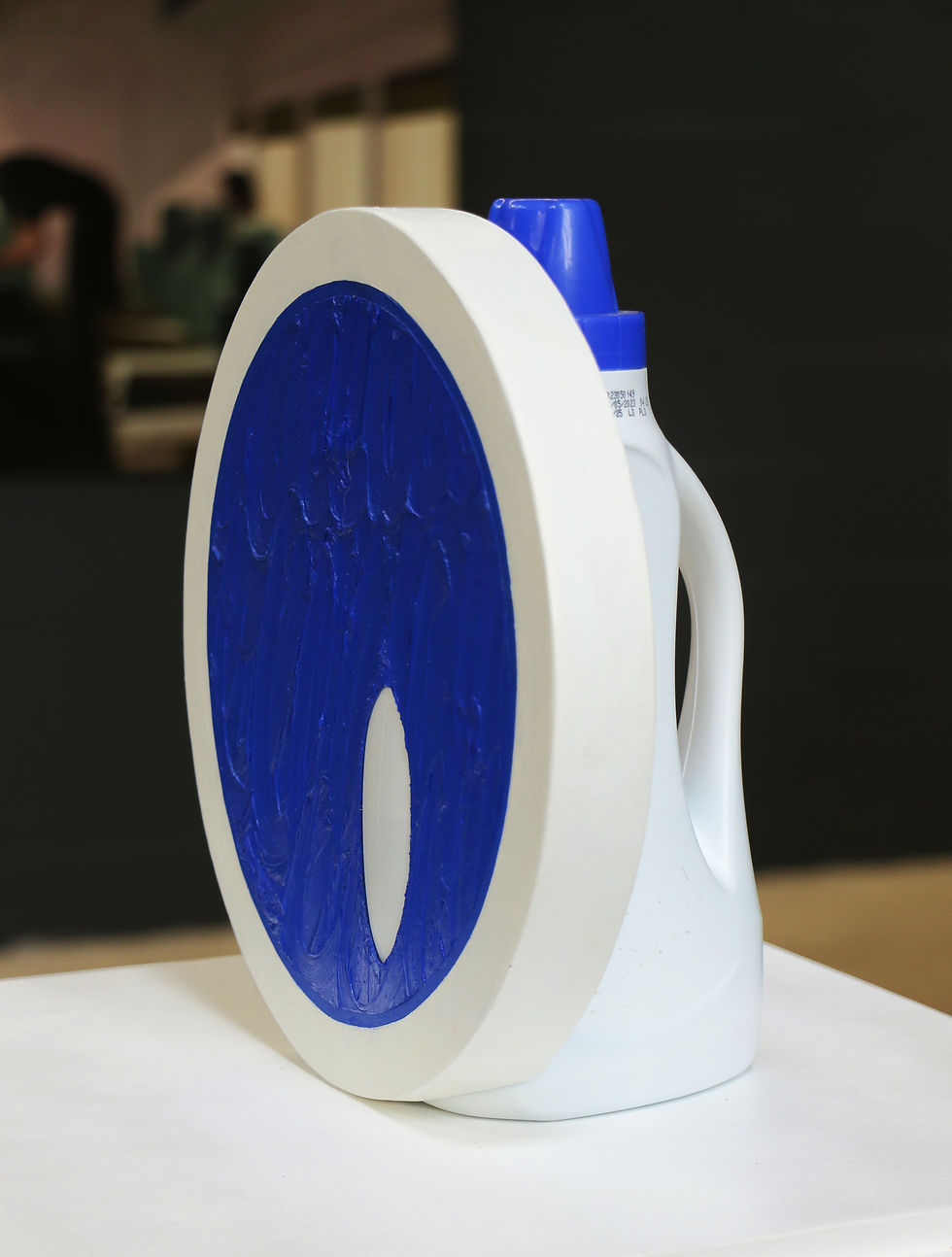 Jose Ricardo Contreras. Sculptures Painting abstract contemporary Acrylic and oil on canvas in wooden structure with object