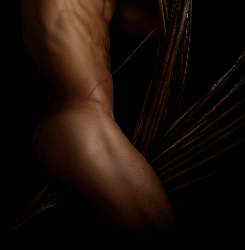 Thumbnail: Ricky Cohete color photography male figurative still life nude contemporary