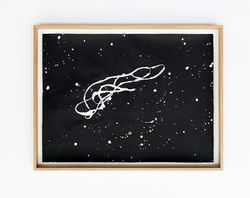 SET OF 9. Black and White, Line Drawing