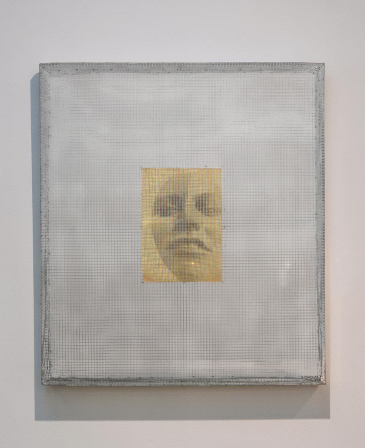 Intimate, 2006 Sara Modiano sculpture portrait abstract metal still life