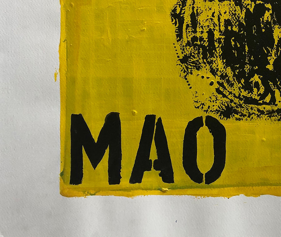 Thumbnail: Mao, From the Chaleco Quimico series_Sergio Bazan contemporary abstract painting