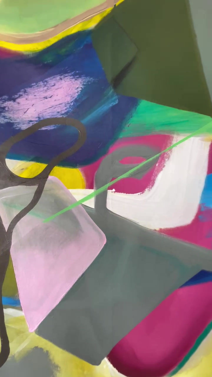 Thumbnail: Alec Franco Mixed media on canvas Abstract Colors painting contemporary