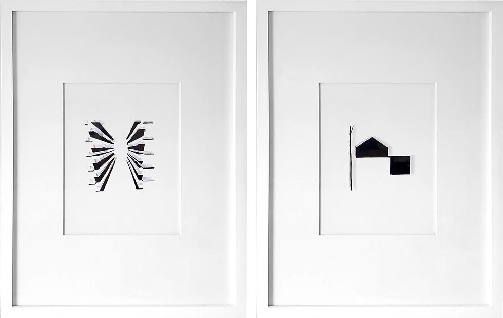 Imprints / I Am Yourself Art wall installation_2018_Casey Waterman_abstract sculpture mixed media contemporary
