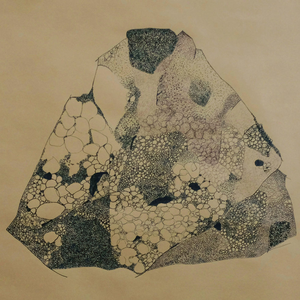 Rita Alaoui drawing Unique work on paper Ink on paper abstract contemporary art