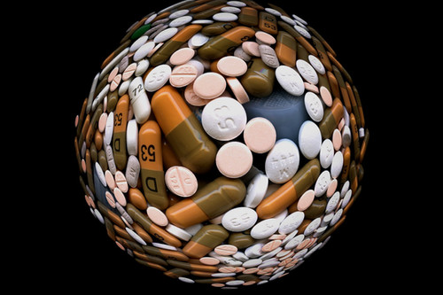 Medicalization Photography, Whatever hurts with all kind of pills