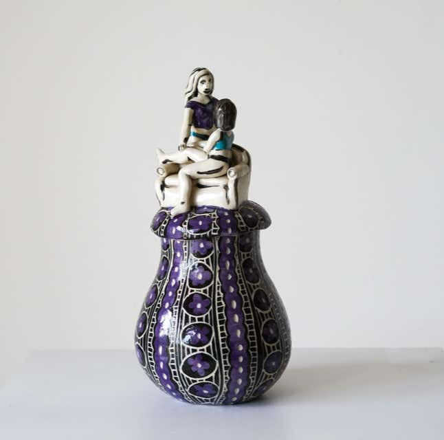 Coming Home, 2019 - Alex Hodge sculptures, porcelain, contemporary, figurative, abstract