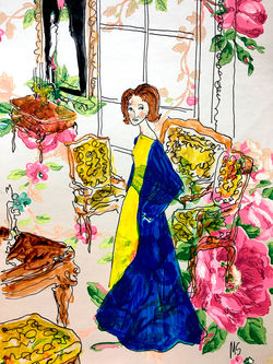 Lee Radziwill at Home