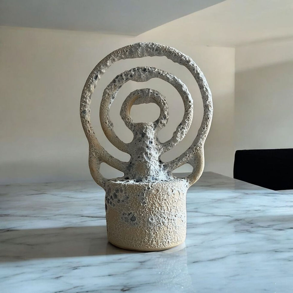 Thumbnail: Sculptures Aniana Heras design handmade abstract contemporary art