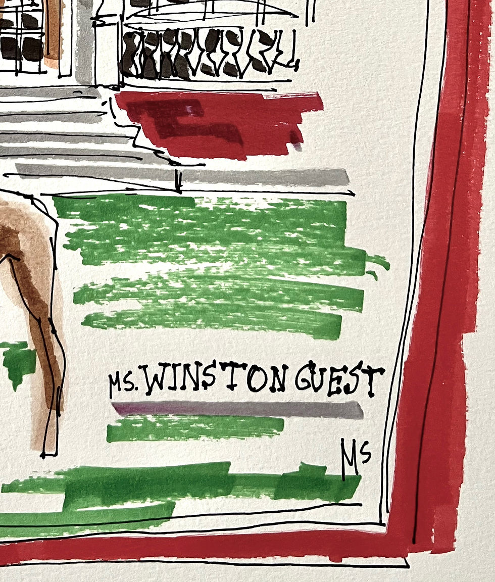 Thumbnail: Manuel Santelices drawings works on paper watercolors design contemporary art