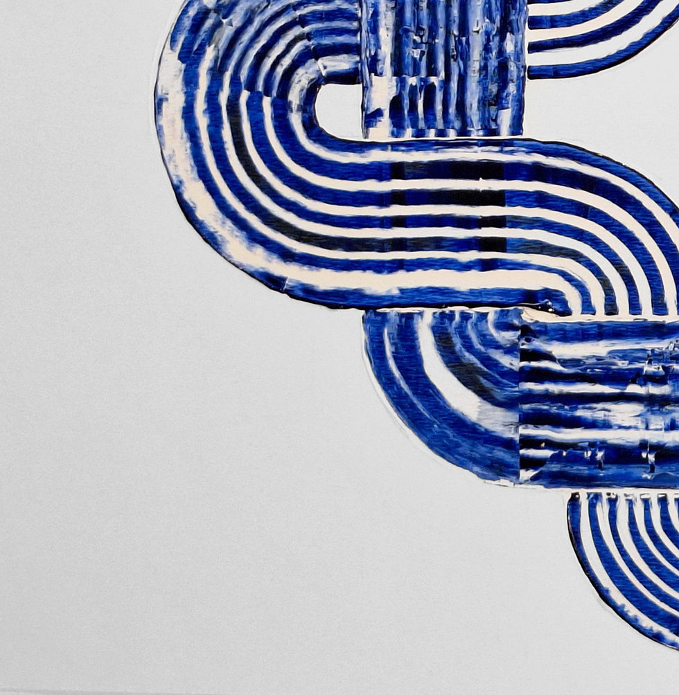 Acrylic paint on paper abstract painting color Geometric Contemporary Pop Patterns