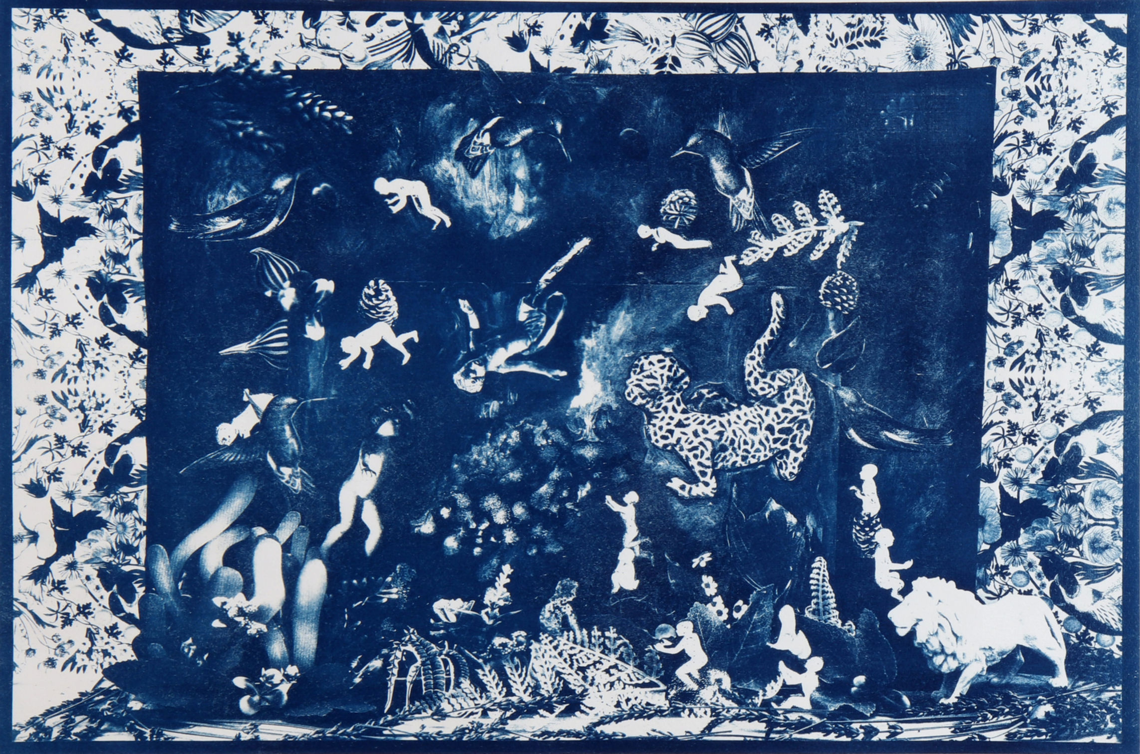 cyanotype_Dubravka Lazić_Serbia artists photographic analogue conceptual art_Still life color abstract
