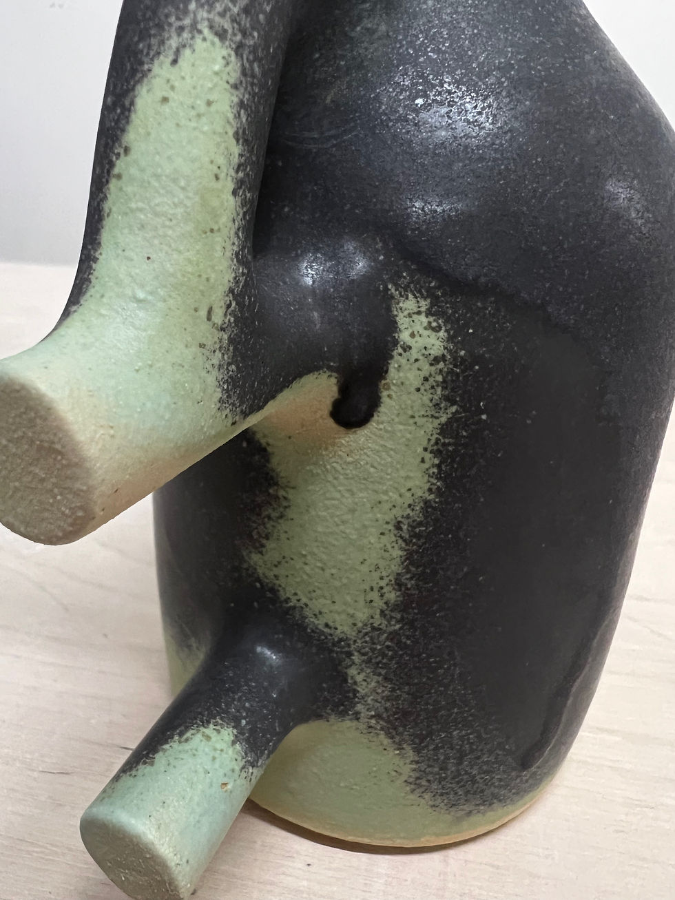 Thumbnail: Bienvenida Diptych, 2025  From Primitive Modern Series   Glazed white stoneware