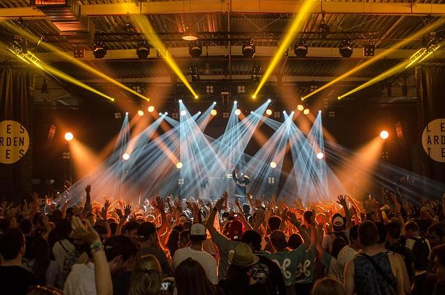 audience, band, concert, crowd, festival, lights, music, musicians, people, performance, stage, stage lights, event, live event, celebration, concert, concert, concert, concert, concert, festival, music, music, music, music, stage, event, event, event