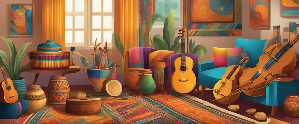 Woodwind instruments, stringed instruments, and even a percussion instrument can vary from place to place
