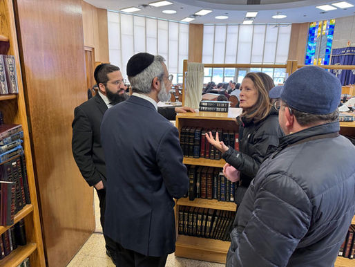 Skokie Mayor Ann Tennes Visits HTC