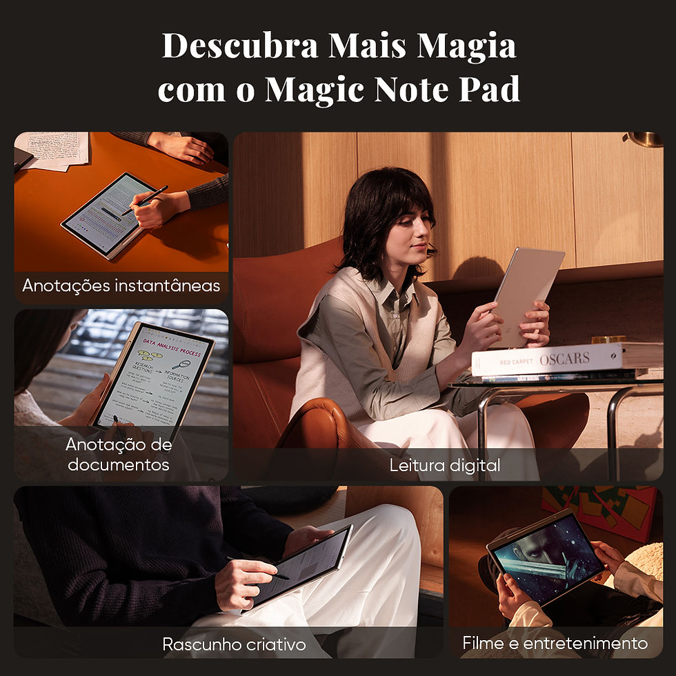 Miniatura: Tablet XP-Pen Magic Note Pad Android 14 11” 128GB Display X-Paper 3-em-1 1920 x