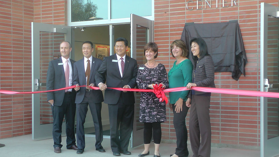 AHSlibraryRibCut2-19-15RibbonBoard