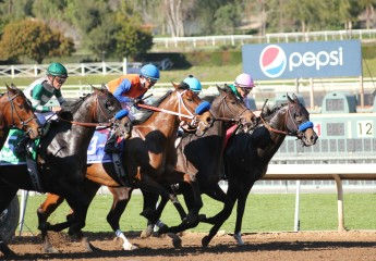 Start of the Robert B Lewis Stakes - Mor Spirit is #5