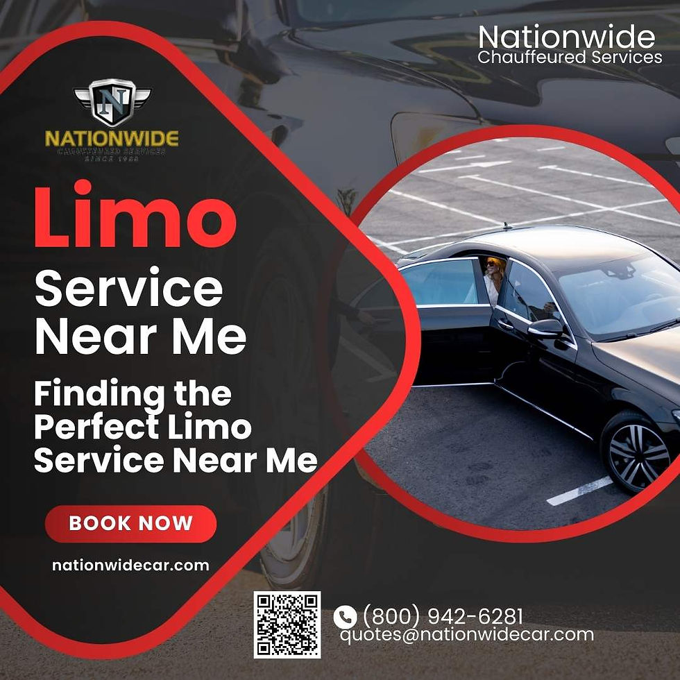 Finding the Perfect Limo Service Near Me