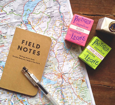 Travel Essentials Flatlay