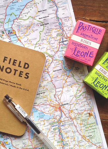 Travel Essentials Flatlay