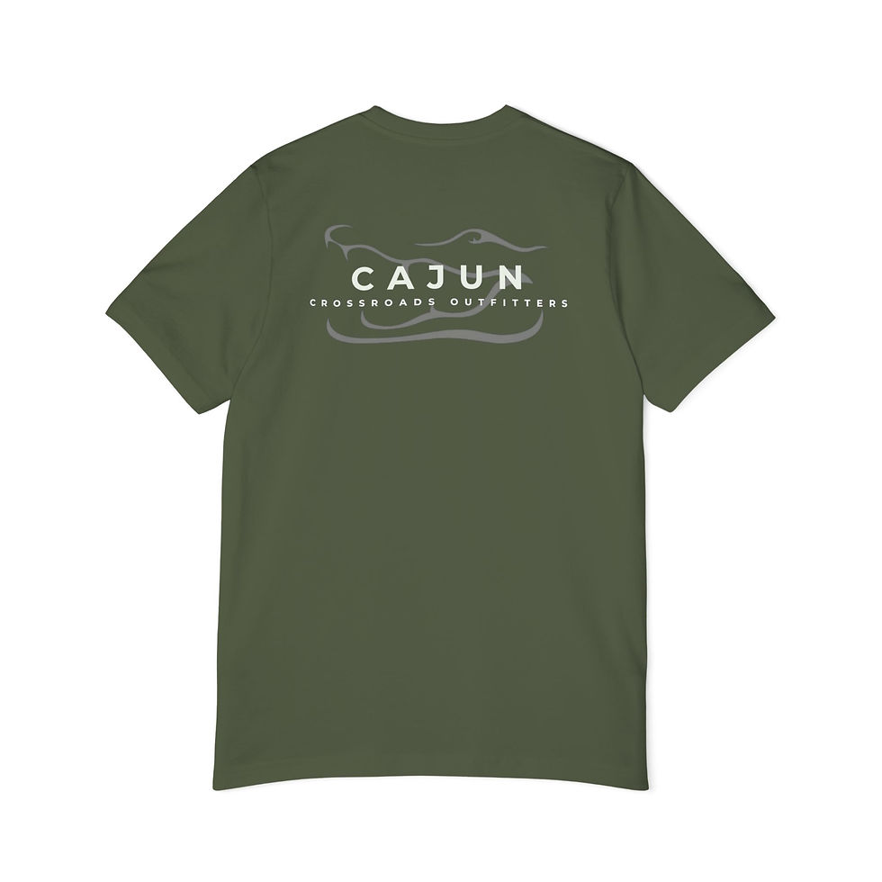 Cajun Crossroads Black Logo Unisex Short-Sleeve Jersey T-Shirt