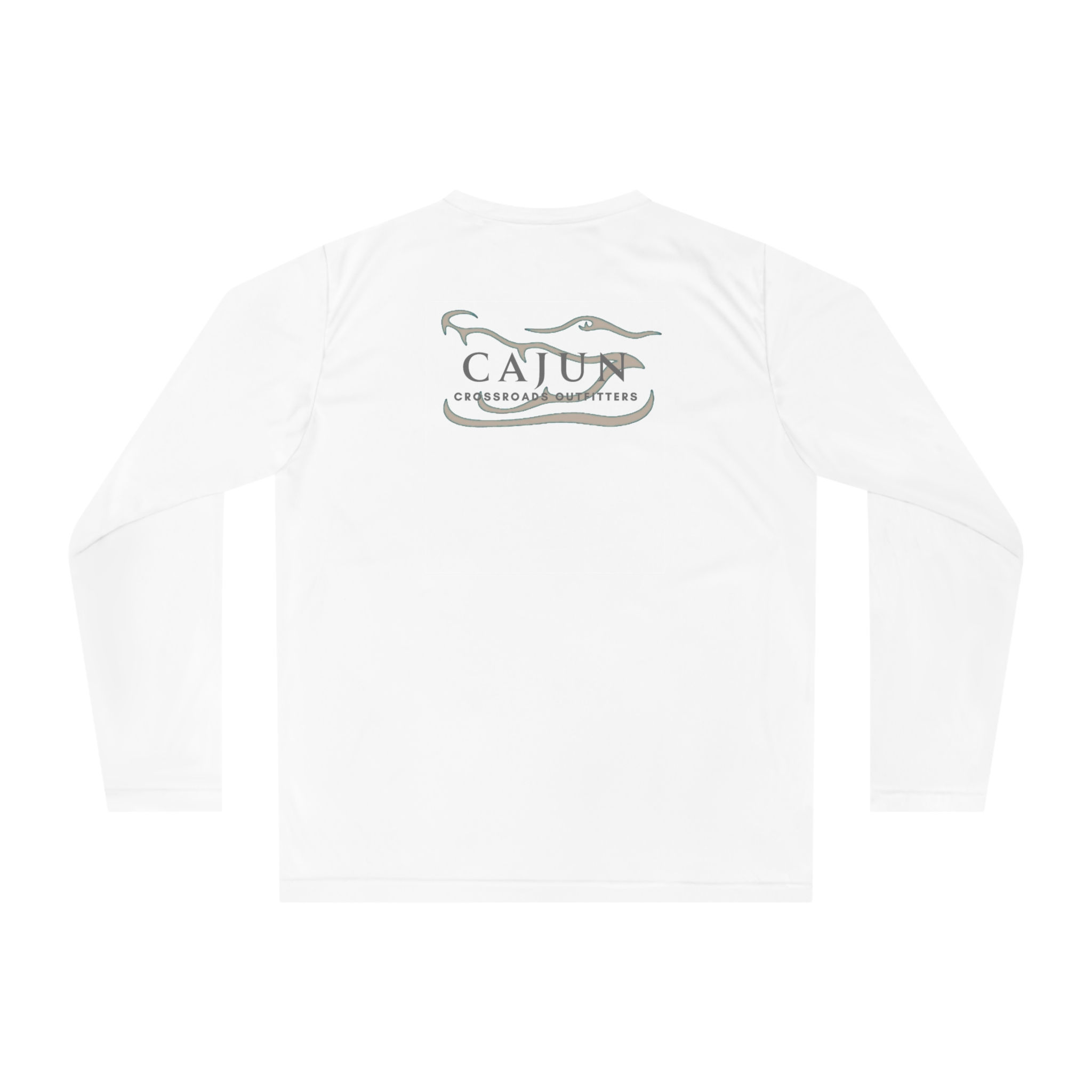 Cajun Crossroads Camo Logo Unisex Performance Long Sleeve Shirt