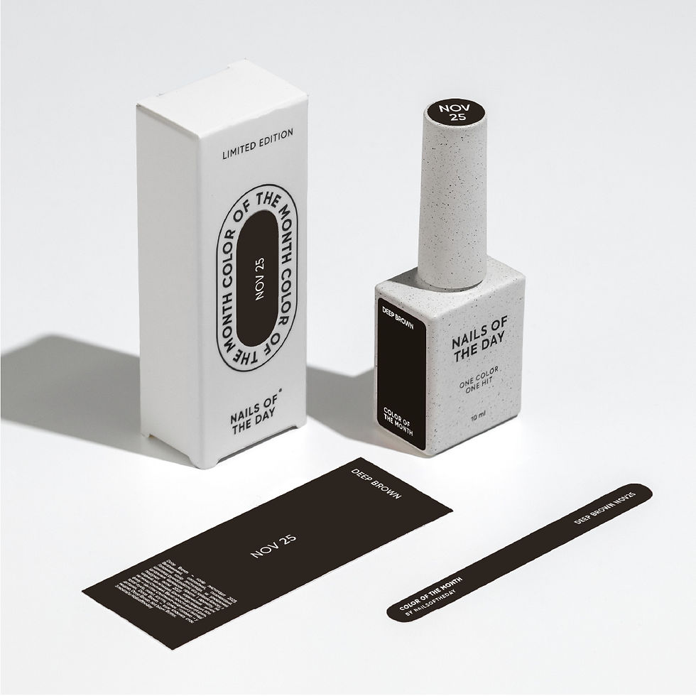 Miniatyrbilde: LIMITED EDITION Gel polish - Deep Brown -  10ml