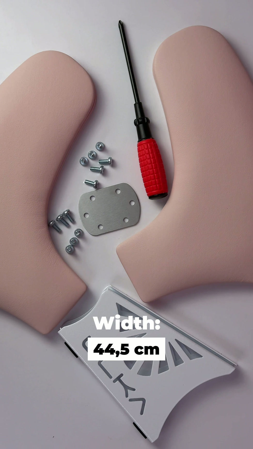 Miniatyrbilde: ULKA EGO ergonomisk håndstøtte - hvit