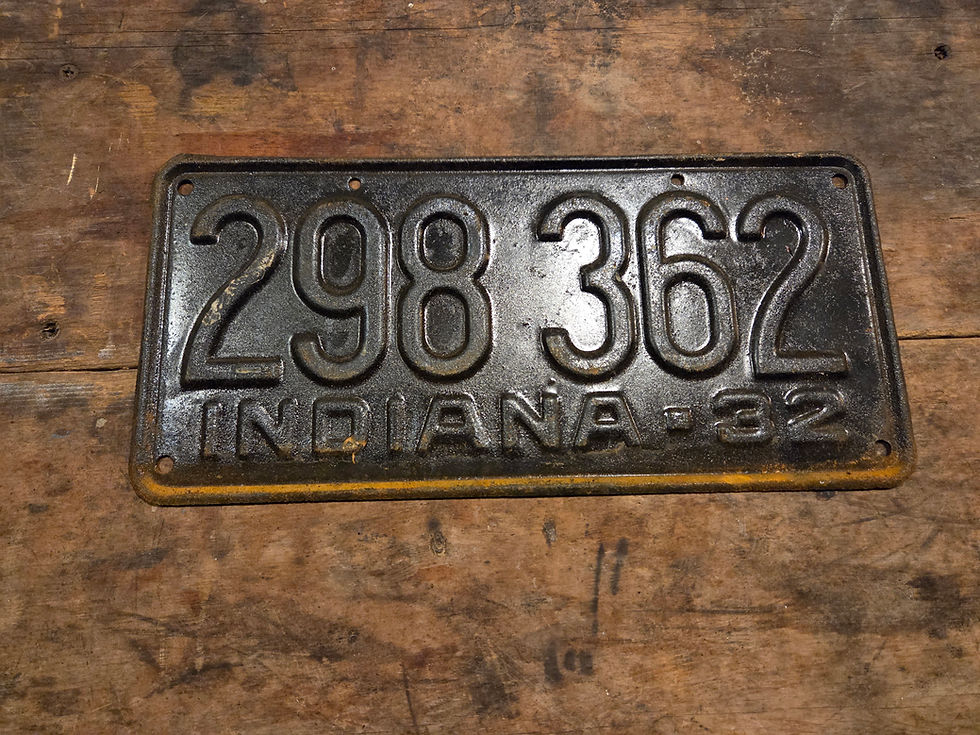Thumbnail: Restorable Antique License Plates