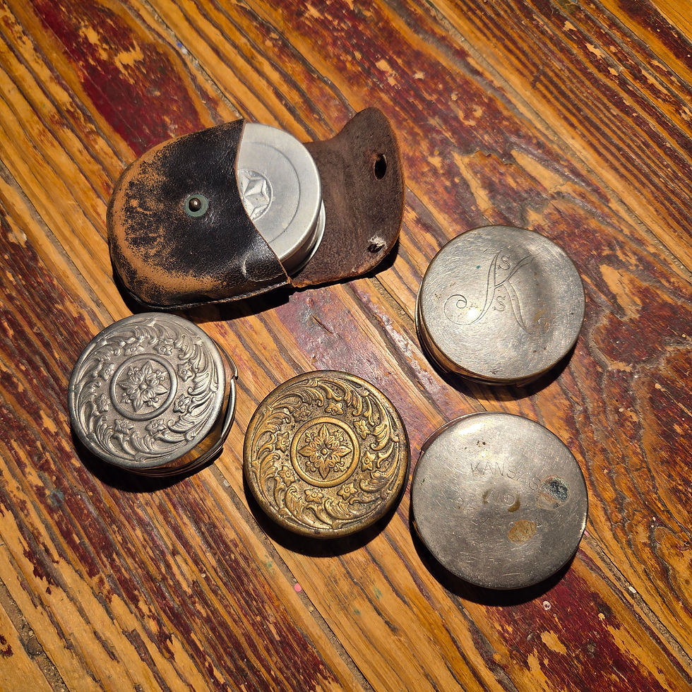 Thumbnail: Antique Collapsible Travel Cups