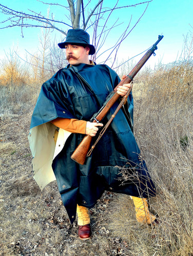 1906 Vulcanized Canvas/Rubber Poncho Tarp | Logsdon & Co.