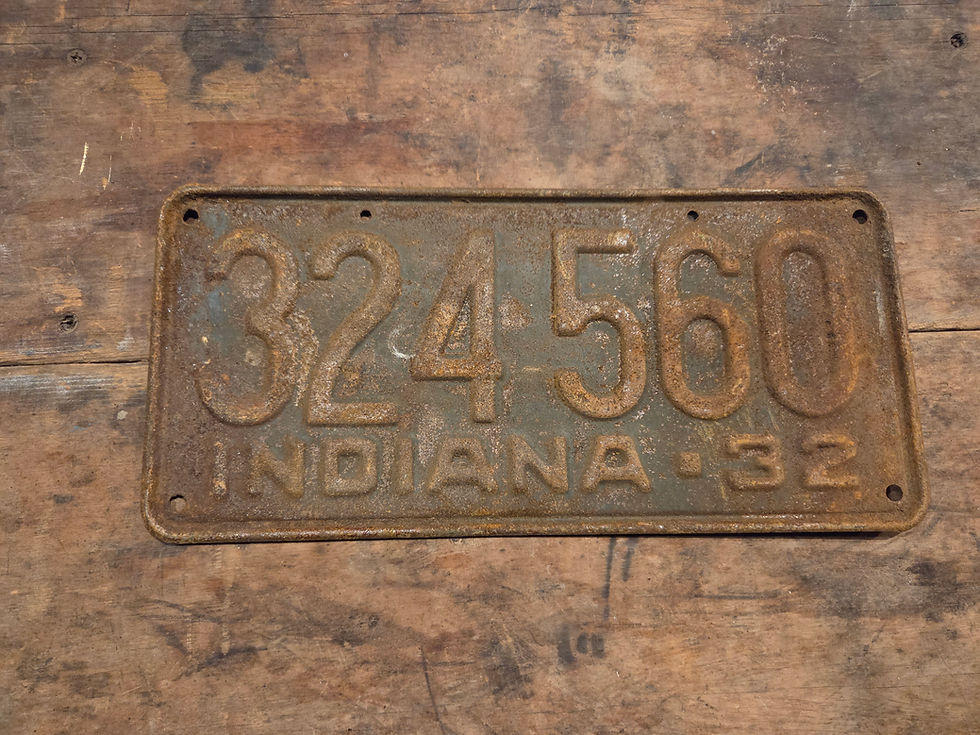 Thumbnail: Restorable Antique License Plates