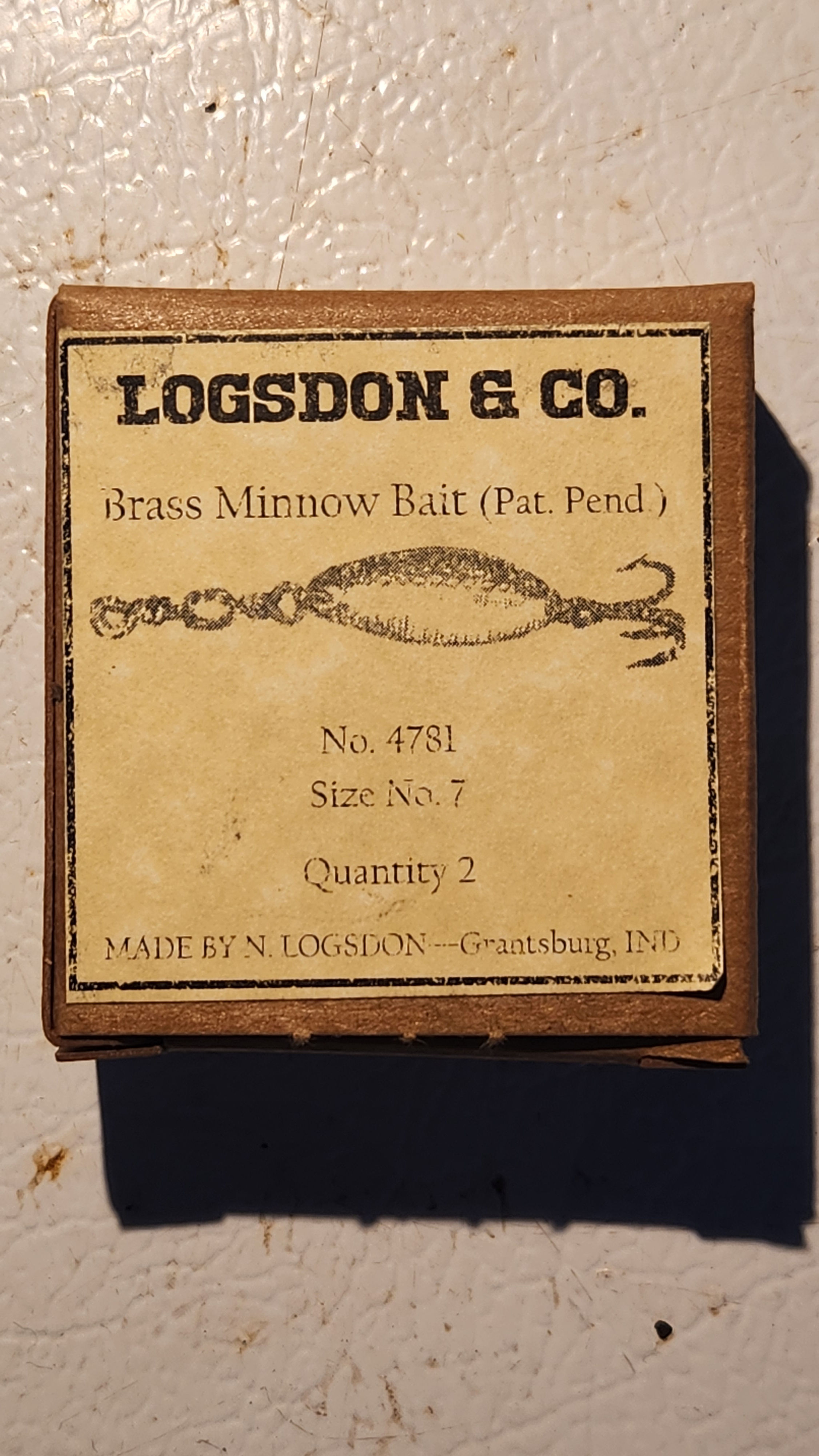 "Brass Minnow" Fishing Lure