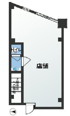 雑司が谷の飲食相談店舗　間取り図