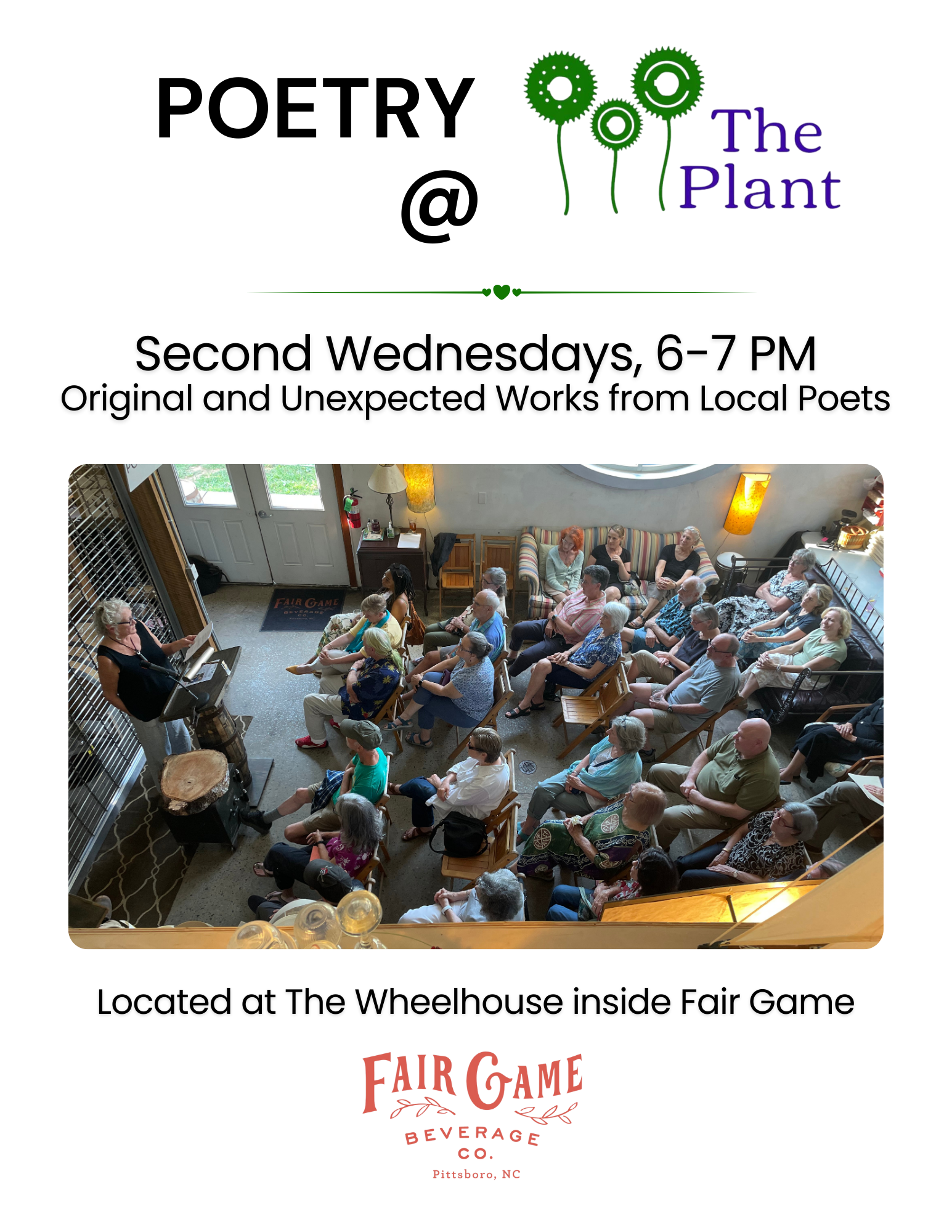 Poetry @ The Plant: On The Road To Death Faire