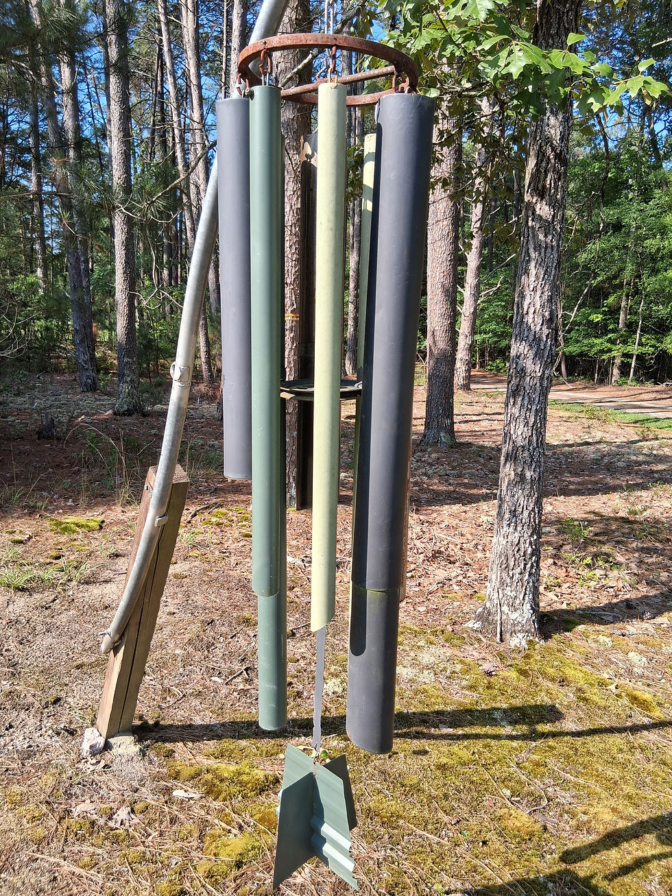 Thumbnail: Scrap Metal Chime by Bonnie Walker