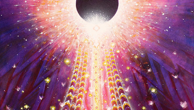 "Diamond In The Sky" - $1575, "Not Birds" - $1800, "Seed of Light" - $1600, "Epiphany" - $1050