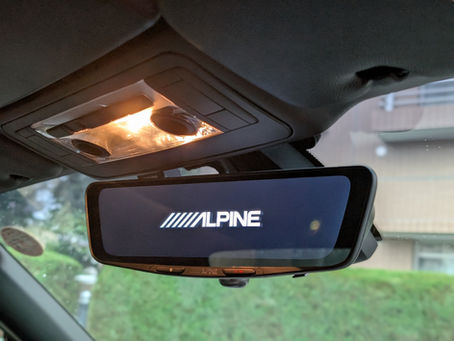 【BMWカブリオレ】アルパインの録画機能付きデジタルミラー取り付け!!