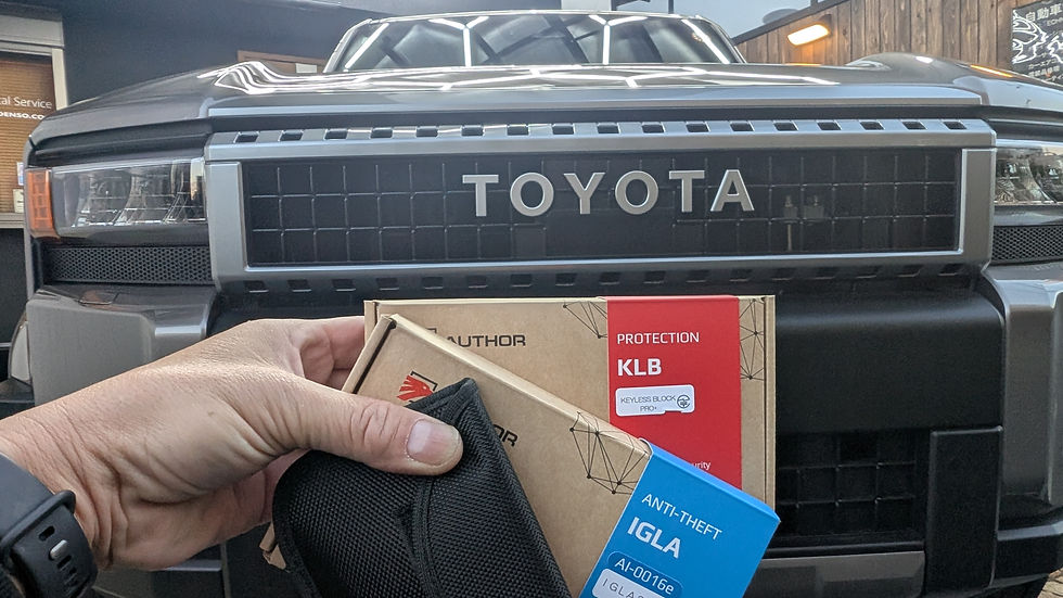 【オーサーアラーム】ランドクルーザー250にIGLA2+とKLB+、ステンレススキャナーをお取り付け!!