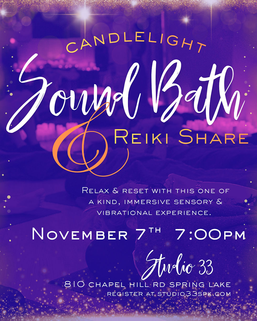 Candlelight Sound Bath & Reiki Share