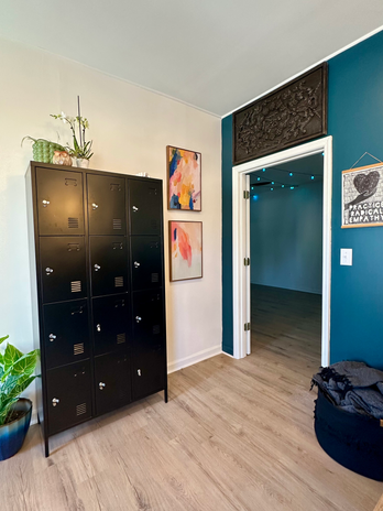 lobby entrance area of studio 33 healing arts collective space