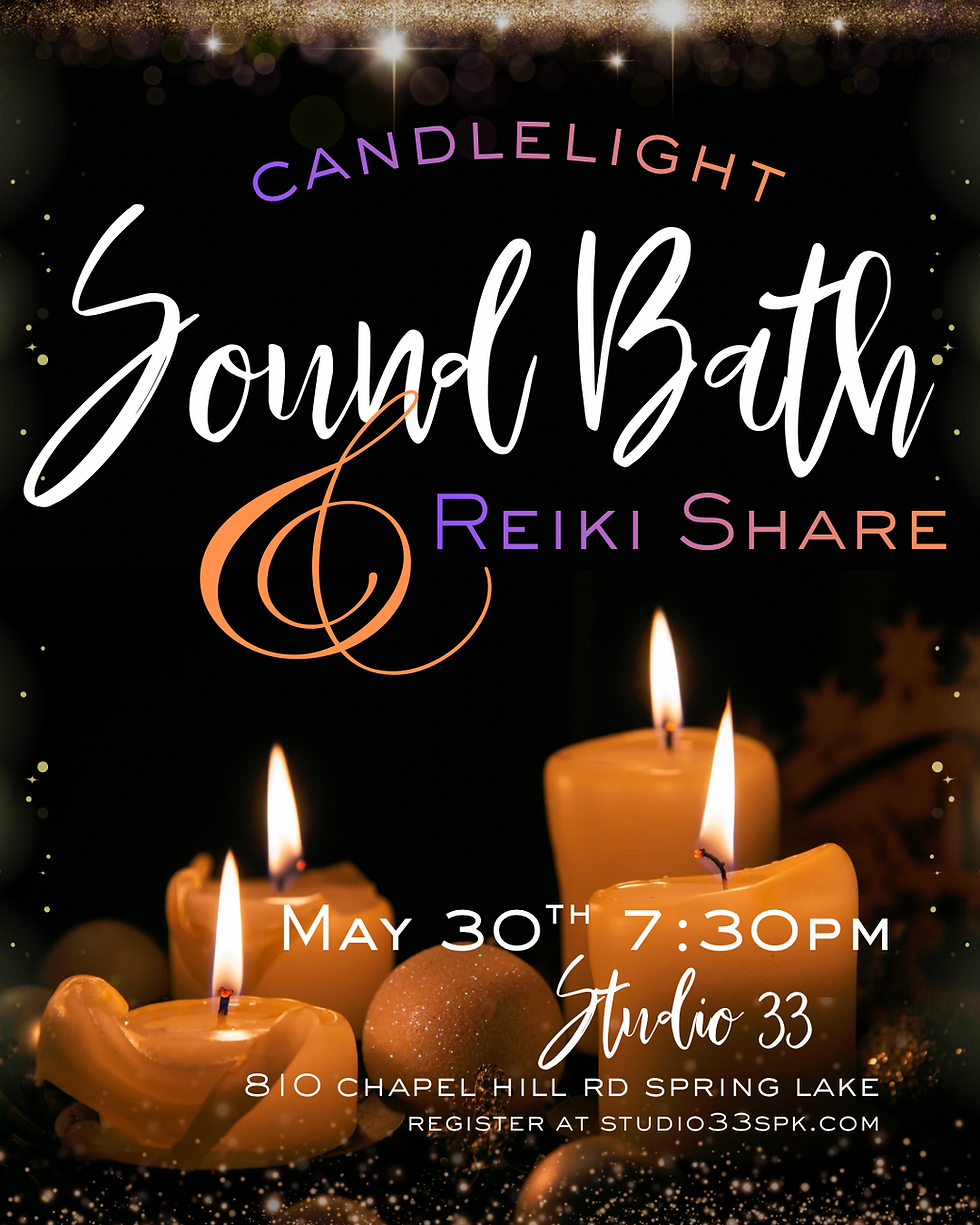 Candlelight Sound Bath & Reiki Share