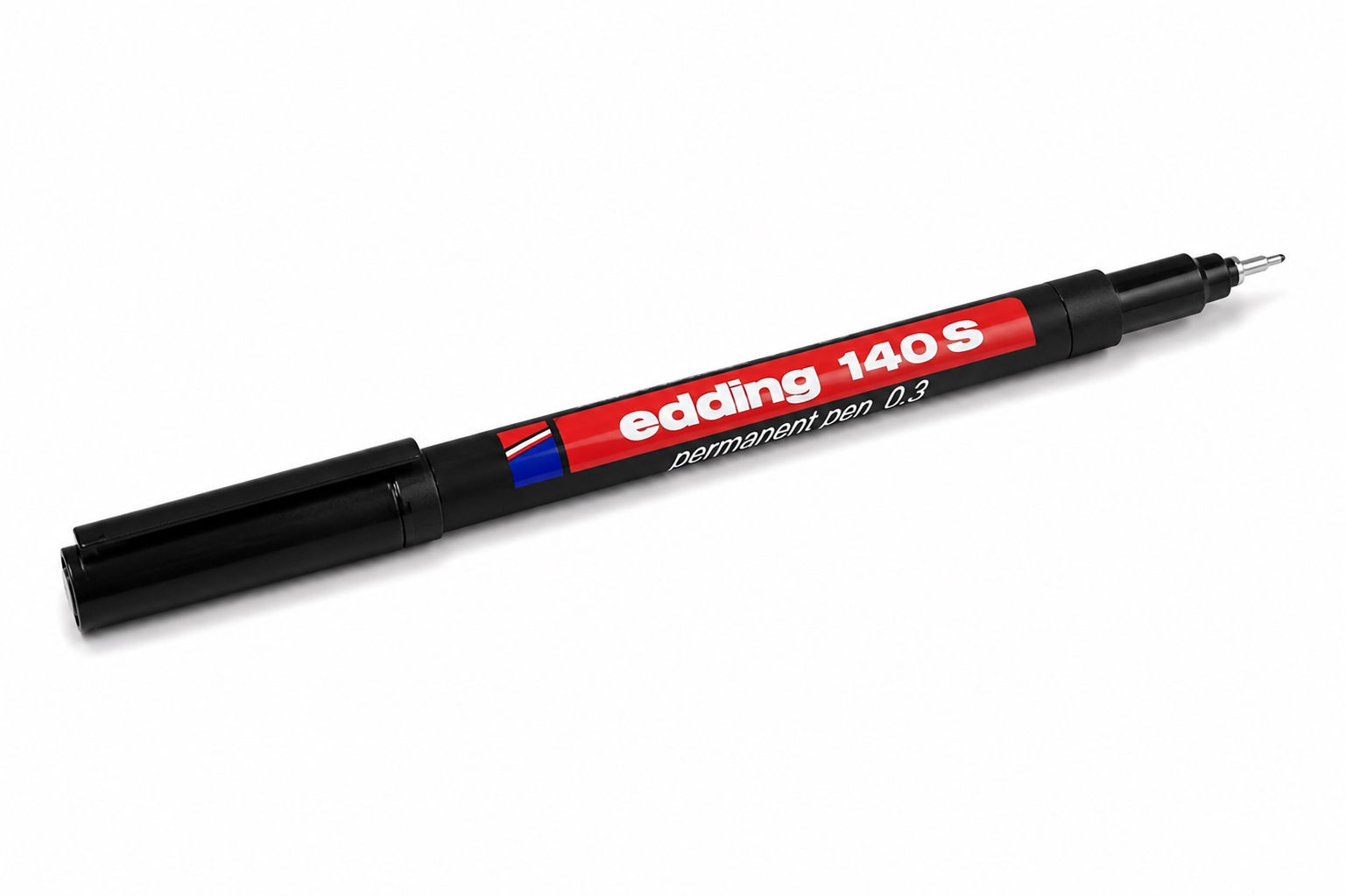 Stylo Permanent Edding 140S – Noir. Pointe fine